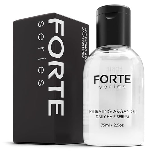 Alex Costa Hydrating Argan Oil Daily Hair Serum by Forte Series Sulfate Free Argan Hair Oil for Men Hair Serum for Dry Damaged Hair, for Styling Hair (75 ml / 2.5 oz)-Velvo Beauty
