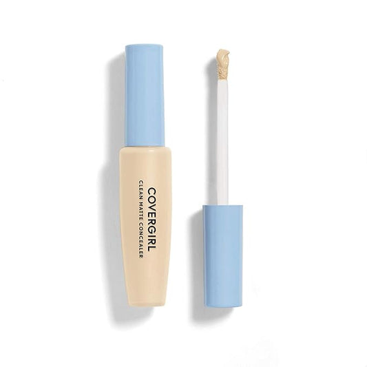 COVERGIRL Clean Matte Concealer, Fair 110, 0.37 Fl Oz, 2 Count-Velvo Beauty