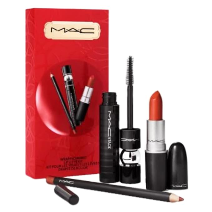 M.A.C. Holiday Exclusive Wrapped In Red Lip & Eye Kit-Velvo Beauty