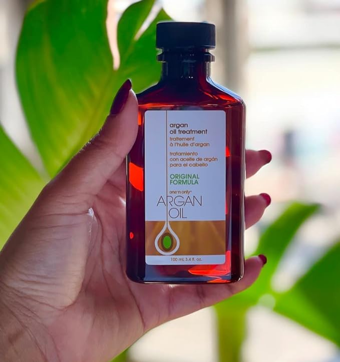 One 'n Only Argan Oil Hair Treatment - Hair Oil Smoothes and Strengthens Dry Damaged Hair, Eliminates Frizz, Creates Brilliant Shines, Non-Greasy Formula, 3.4 Fl. Oz-Velvo Beauty