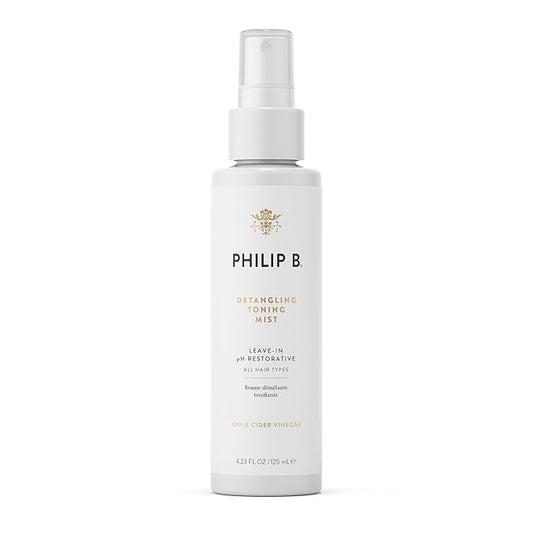 PHILIP B Detangling Toning Mist pH Restorative 4.23 oz. (125 ml) | Un-Tease Tangles, Leaves Hair Glossy, Smooth and Frizz-Free-Velvo Beauty