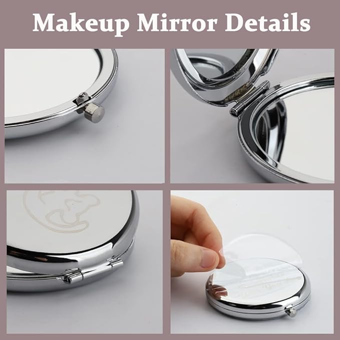 TGBJE Eye Lash Pocket Mirror Lashes Girl Gift I TEND to Lash Out Compact Mirror for Women Girls Beautician Gift (lash out mirror)-Velvo Beauty