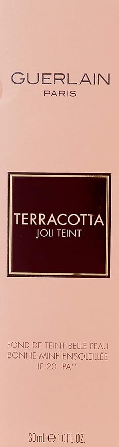 Guerlain Terracotta Joli Teint Beautifying SPF 20 Foundation, Natural, 1 Ounce-Velvo Beauty
