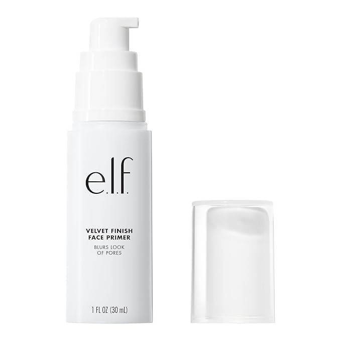 e.l.f. Mineral Infused Face Primer, Primer For A Smooth Foundation Base, Fills In Fine Lines & Refines Complexion, Vegan & Cruelty-free, Large-Velvo Beauty