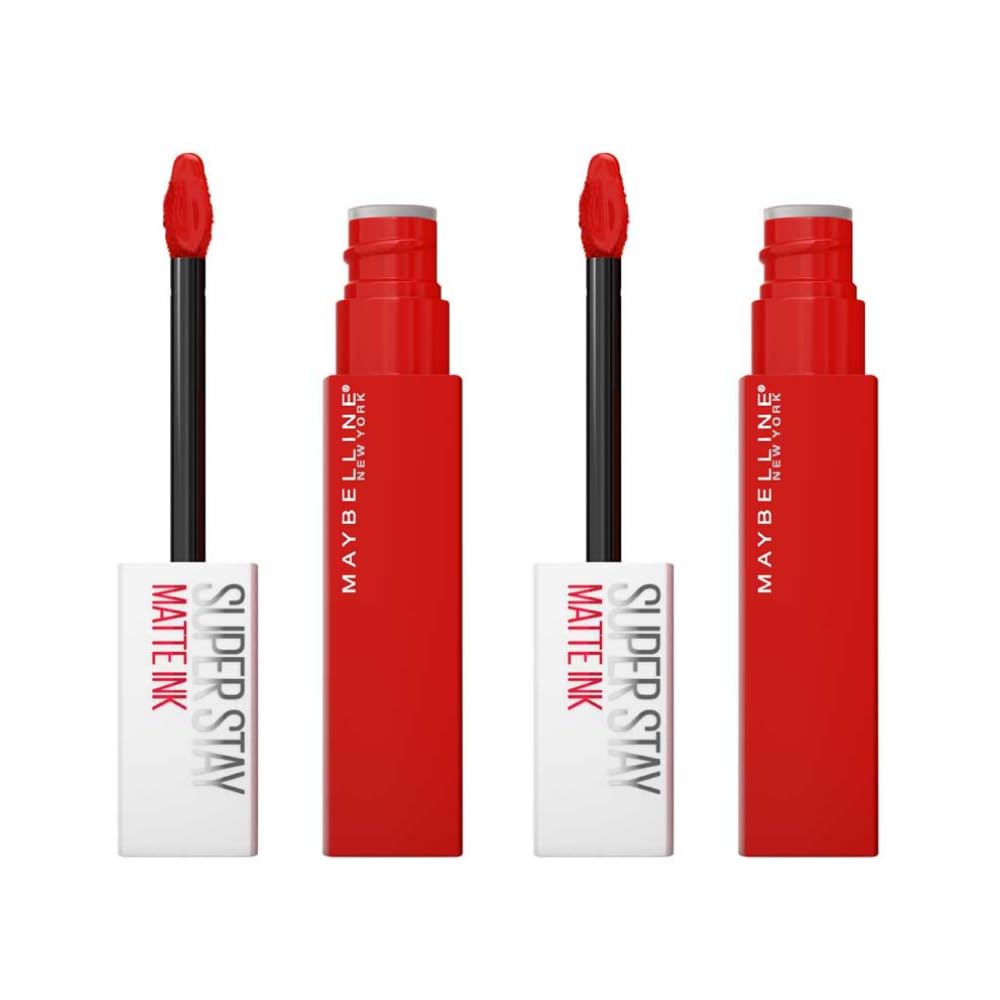 Pack of 2 Maybelline New York SuperStay Matte Ink Liquid Lipstick, Individualist # 320-Velvo Beauty