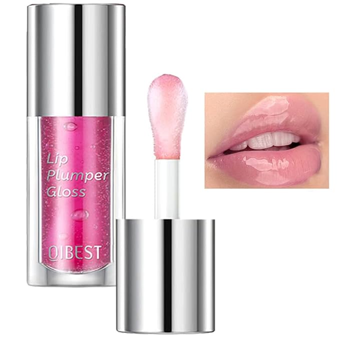 Plumping Lip Oil,Tinted for Lip Care Moisturizing lip oil,Long Lasting Nourishing Non-sticky (#1)-Velvo Beauty