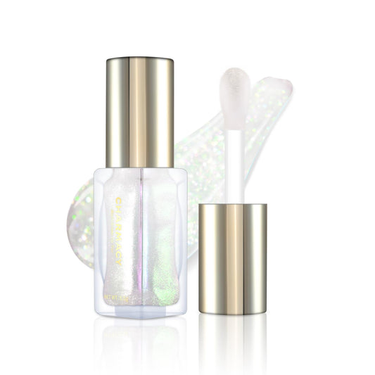 CHARMACY Aurora Chameleon Moisturizing Lip Gloss, MultiColor Shifting Shimmer Lip Gloss, Hydrating Non-Sticky Formula Glitter Lip Glaze, Easy to Apply, Long-Lasting, High-Shine Sheer Finish #04-Velvo Beauty
