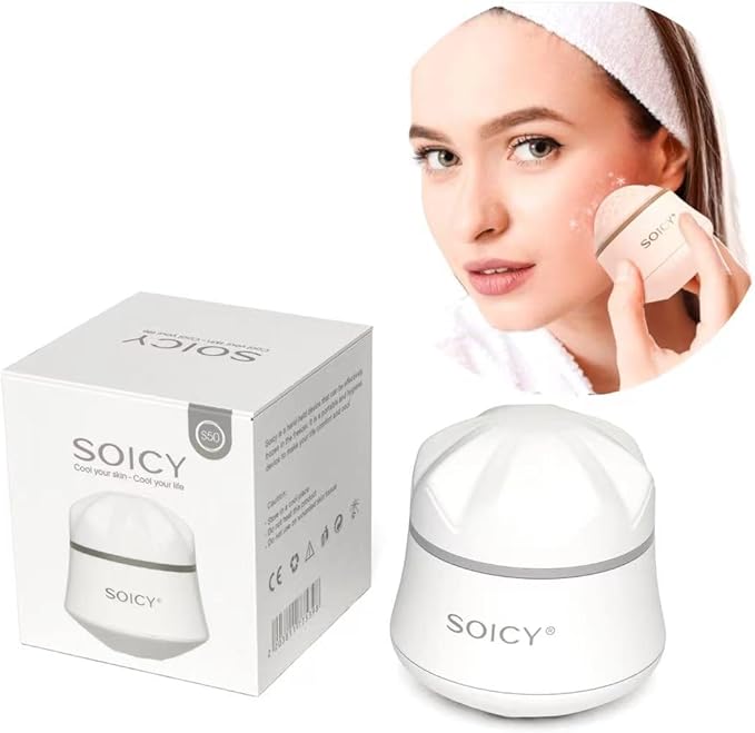 Facial Roller Stainless Steel Eye and Face Ice Massage Roller 360 Degree Rotate Ice Massage Roller Beauty Skin Care Tool-Velvo Beauty