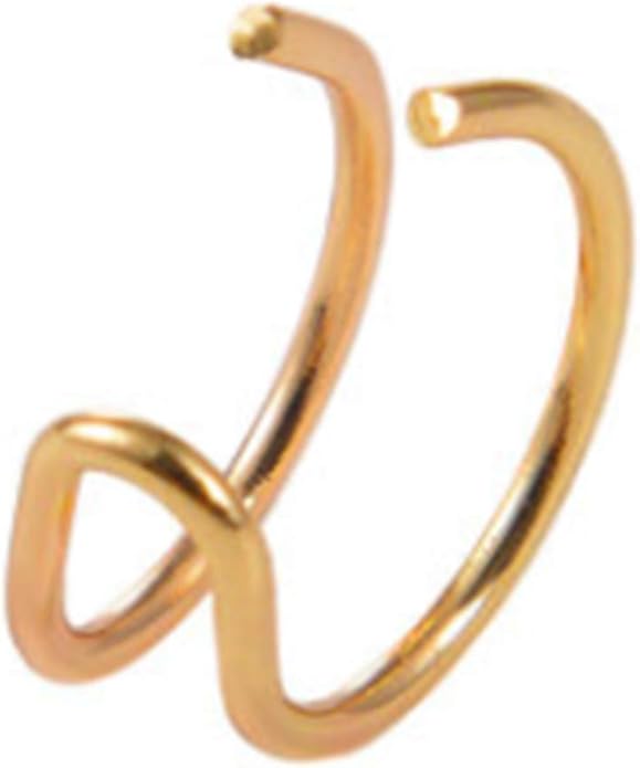 Cute Non-pierced Earrings Ear Cuff Ear Clip Minimalist Unilateral Earrings Cartilage Unique Ear Crawler Ear Climber Fashion Gold Ear Jewelry for Women-Velvo Beauty