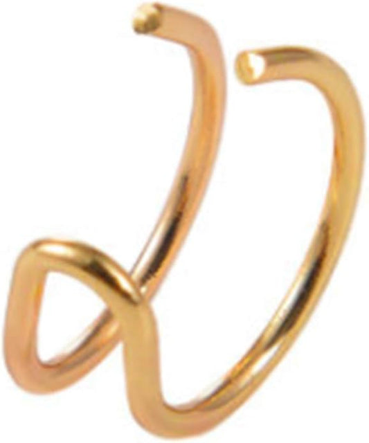 Cute Non-pierced Earrings Ear Cuff Ear Clip Minimalist Unilateral Earrings Cartilage Unique Ear Crawler Ear Climber Fashion Gold Ear Jewelry for Women-Velvo Beauty