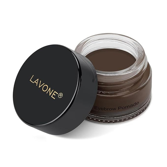 Eyebrow Pomade - Waterproof Brow Pomade for Long-lasting Results,Smudge Proof and Sweat Resistant Formula,Natural Eyebrow Makeup for All Skin Types and Tones - Dark Brunette-Velvo Beauty
