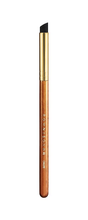 Desert Oak Series VelvetSlant Lip Artist - 45° Slanted Lip Brush for Gradient & Feathered Lips, Ultra-Soft Vegan Nylon, Bubinga Wood Handle (CM 198)-Velvo Beauty