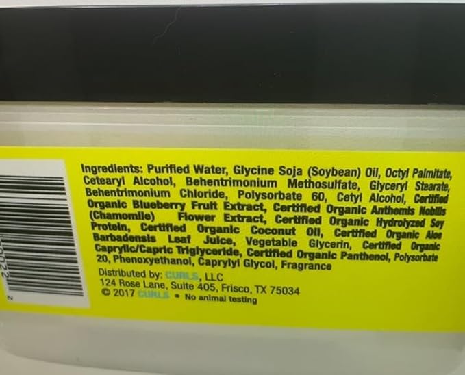 Curls Blueberry Bliss Reparative Hair Mask - 8 fl oz, Deep Conditioning, Repair, Protect, Restore, Detangle and Moisturize, For All Types-Velvo Beauty