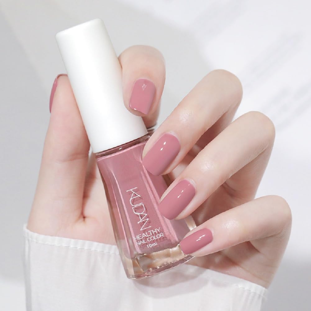 Nail Polish set - Nail Lacquer Quick Dry, Full Size, Vibrant, Colorful, Trendy, Glitter, Glossy, Metallic, Matte Nail Art Nail Shades (N17 pale pink, 52g)-Velvo Beauty