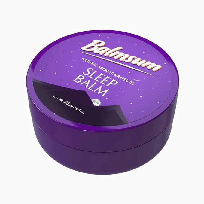 Natural Sleep Balm 100% Natural Scented Relaxing Balm for Children and Adults, Calming Night Balm, Organic Sleep Balm-25gm-Velvo Beauty