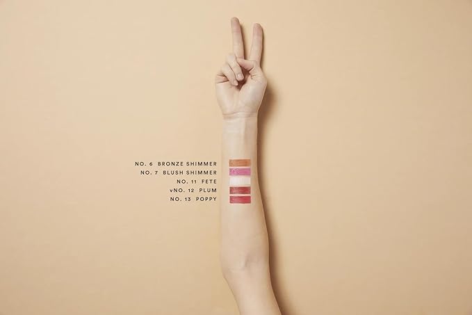 Olio E Osso - Natural Lip + Cheek Balm | Natural, Non-Toxic, Clean Beauty (No. 7 Blush Shimmer, 0.35 oz | 10 g)-Velvo Beauty