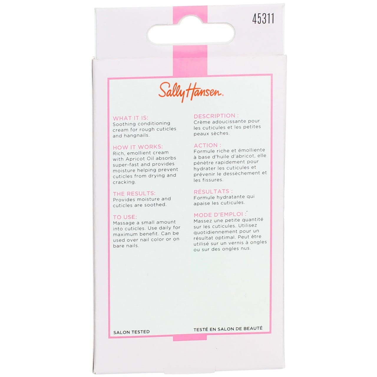 Sally Hansen Cuticle Massage Cream 0.4 Ounce (12ml) (6 Pack)-Velvo Beauty