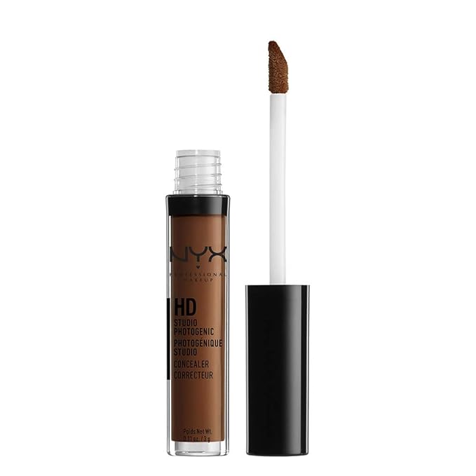 NYX PROFESSIONAL MAKEUP HD Studio Photogenic Concealer Wand, Medium Coverage - Deep Espresso-Velvo Beauty