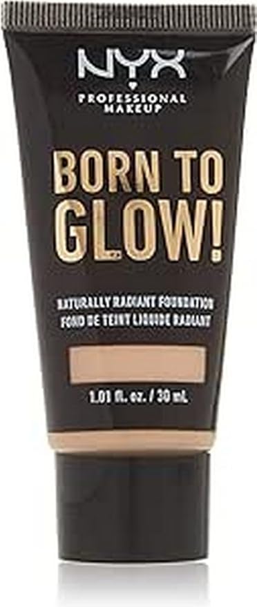 NYX PROFESSIONAL MAKEUP Born To Glow Naturally Radiant Foundation, Medium Coverage - Vanilla-Velvo Beauty
