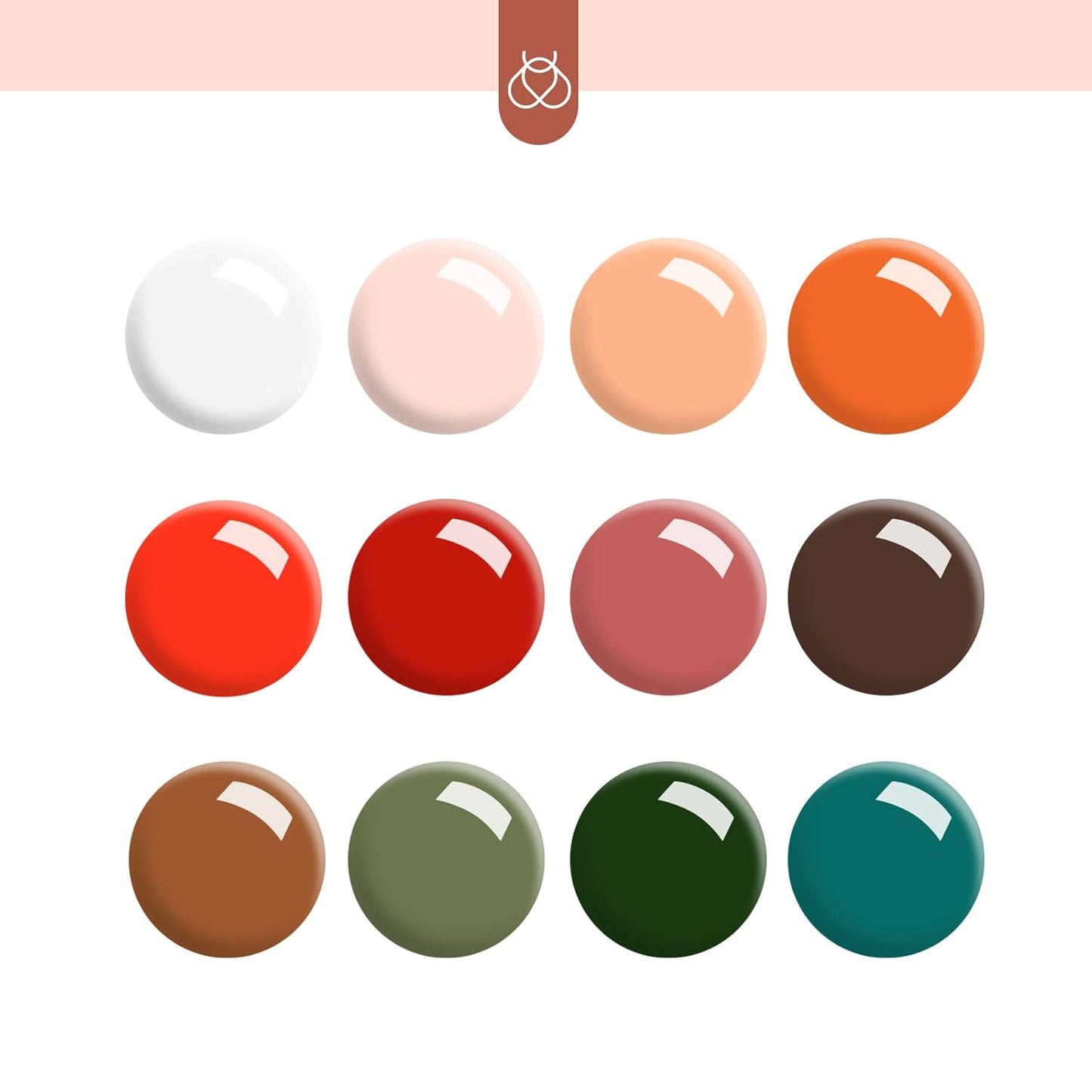 beetles Gel Polish 12 Pcs White Nude Red Green Gel Polish Paint Swirl Gel Nail Art Built Thin Brush in Bottle Soak off Uv Led Lamp Fall Gel Nail Polish-Velvo Beauty