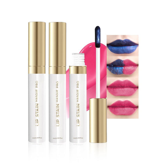 Lip Stain Peel Off Set–Long Lasting Waterproof Lip Tint, Smudge Proof Transfer Resistant Lip Stains Tattoo,High Pigment Matte Lip Color, Kiss Proof Peel Off Lip Stain Masque, Stay Lip Makeup 03+08-Velvo Beauty