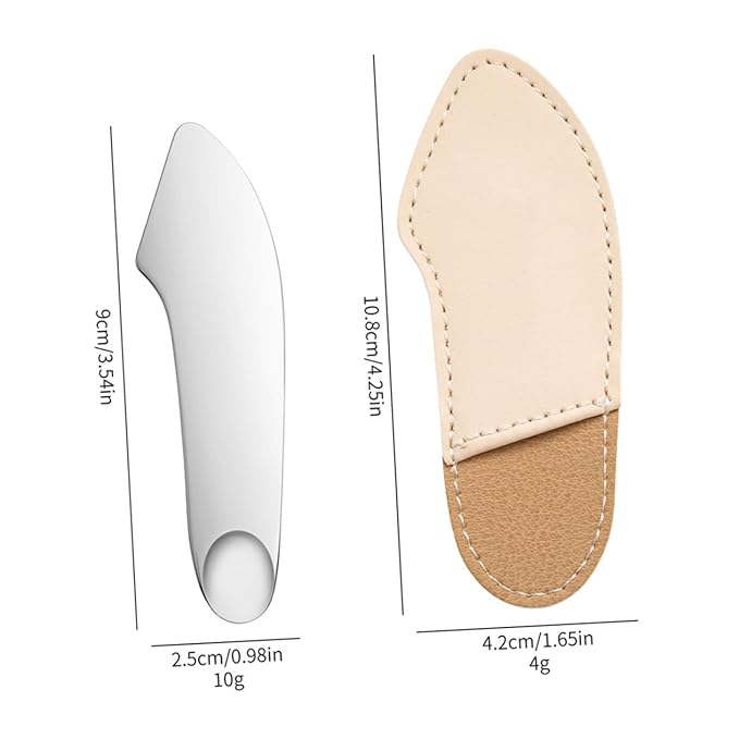 Beavorty Makeup Spatula Foundation Shovel Toning Stick Stainless Steel Liquid Foundation Scraper Makeup Tool (handheld Foundation Shovel Set Mirror Light Stainless Steel Mix-Velvo Beauty