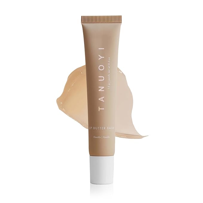 Lip Butter Balm Vanilla, Moisturizing Lip Balm for Dry Cracked Lips,Ultra-Nourishing Lip Care Moisturizer for Soft, Smooth and Supple Lips (colorless)-Velvo Beauty