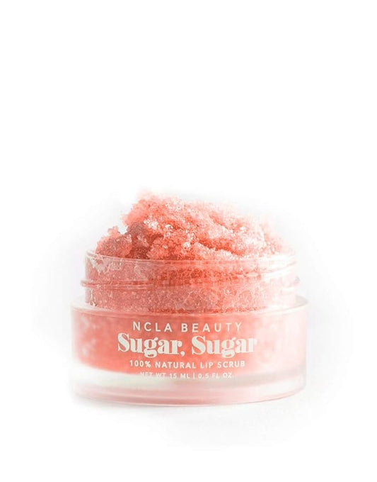 NCLA - Natural Sugar, Sugar Lip Scrub | Vegan, Cruelty-Free, Clean Skincare (Peach)-Velvo Beauty