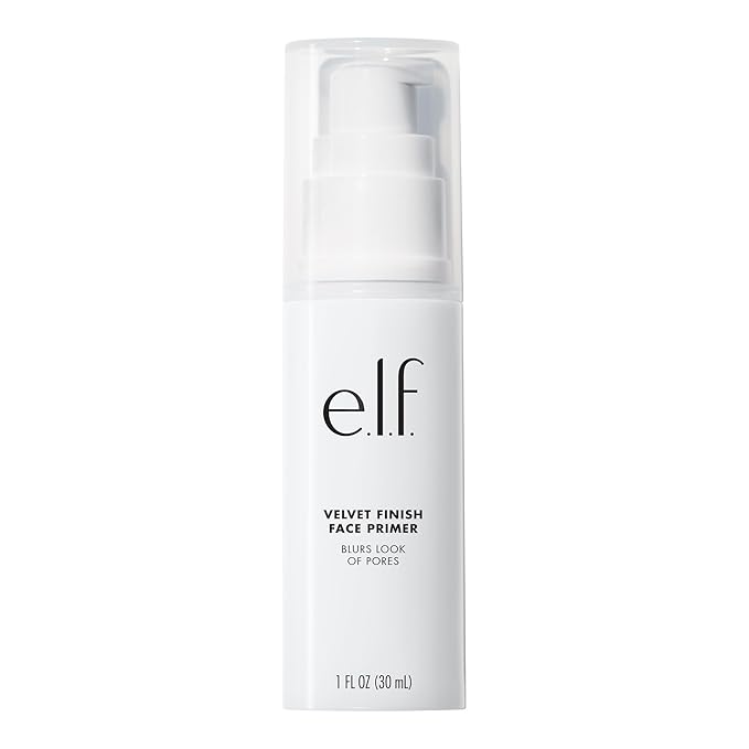 e.l.f. Mineral Infused Face Primer, Primer For A Smooth Foundation Base, Fills In Fine Lines & Refines Complexion, Vegan & Cruelty-free, Large-Velvo Beauty
