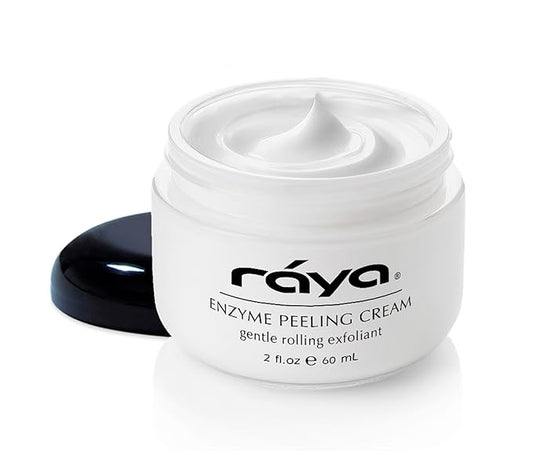 RAYA Enzyme Peeling Facial Cream (109) | Gentle, Exfoliating Treatment for Sensitive Skin | Cleanses, Polishes, and Improves Complexion-Velvo Beauty