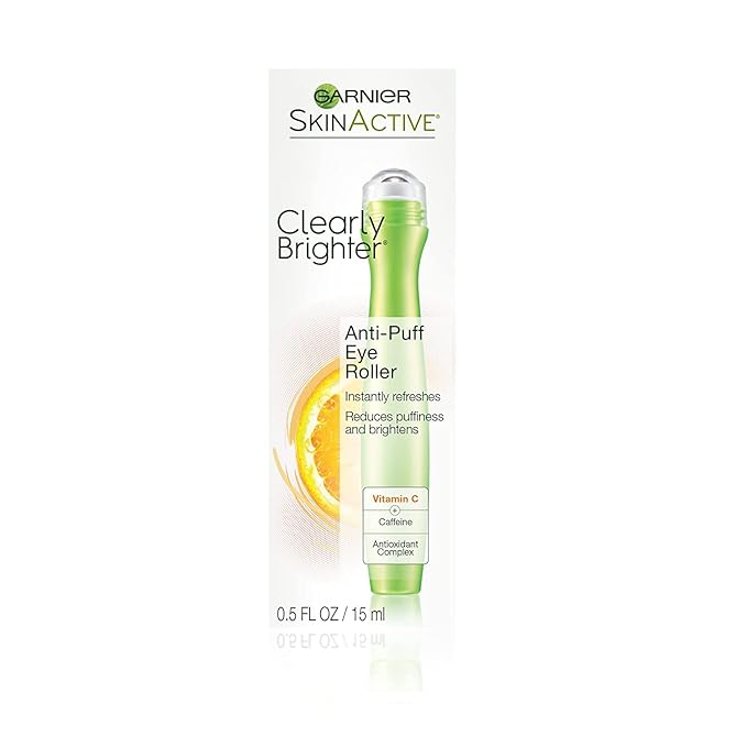 Garnier SkinActive Clearly Brighter Anti-Puff Eye Roller 0.5 oz (Pack of 3)-Velvo Beauty