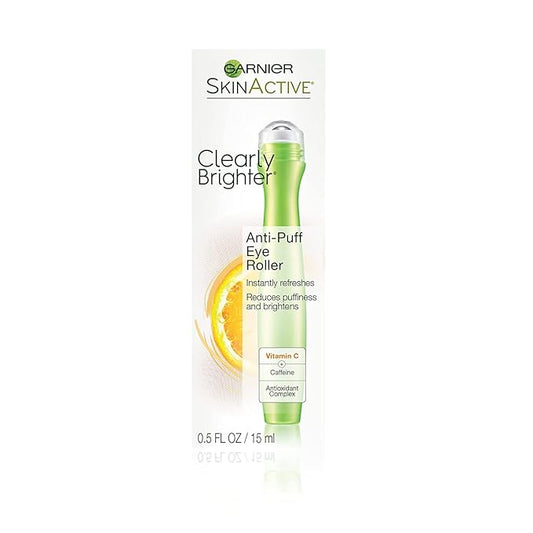 Garnier SkinActive Clearly Brighter Anti-Puff Eye Roller 0.5 oz (Pack of 3)-Velvo Beauty