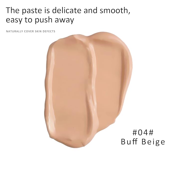 Ownest Mushroom Head Air Cushion BB Cream, Concealer Lasting Nude Makeup Moisturizing Pigment CC Liquid Foundation, Even Skin Tone Makeup Base Primer-Buff Beige-Velvo Beauty