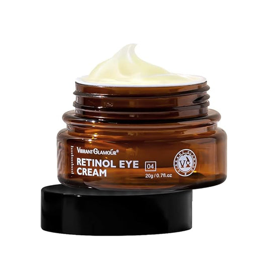 Retinol Eye Cream, Anti-Aging with Vitamin C & Ceramide for Dark Circles, Wrinkles & Fine Lines, Crow’s Feet, 0.7 fl.oz-Velvo Beauty