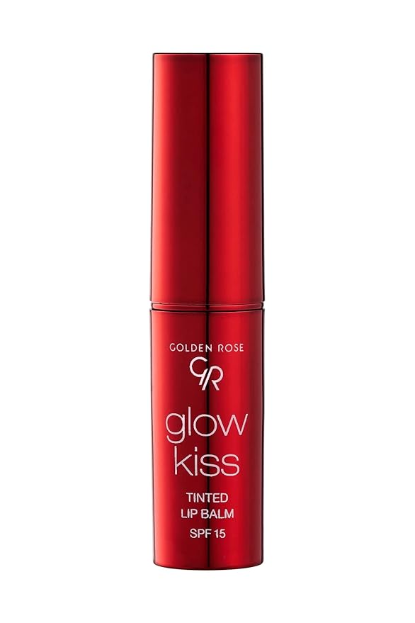 Golden Rose Cosmetics Glow Kiss Tinted Lip Balm with SPF15, Vegan Formula (Cherry Juice)-Velvo Beauty