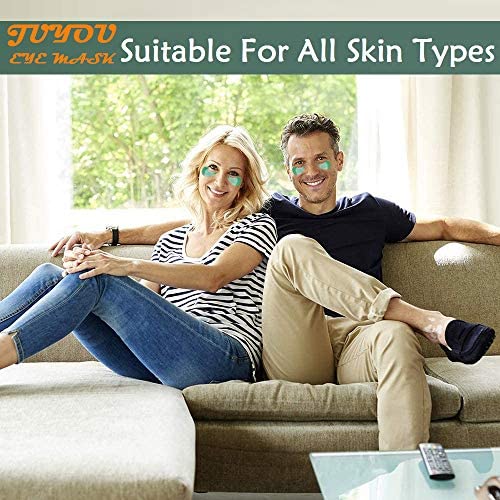 60Pcs Gel Crystal Collagen Eye Pads, Under Eye Mask for Moisturizing,Fine Lines, Dark Circles& Puffy Eyes Under Eye Patches (Green(Canned)-Velvo Beauty