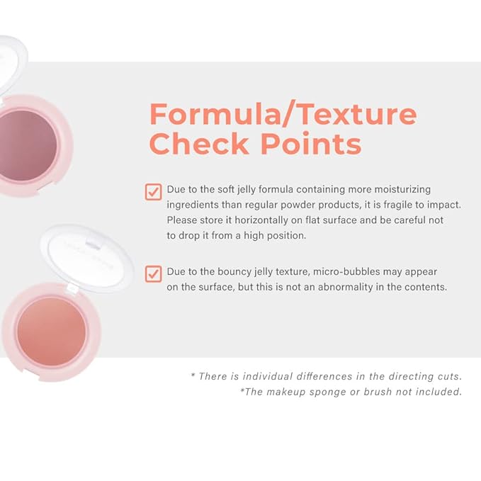 A'PIEU Juicy-Pang Jelly Blusher [CR01] (0.17 oz) - Soft Touch Cheek Color with Creamy Powdery Texture for Natural Dewy-Finish, No Fall-Out.-Velvo Beauty