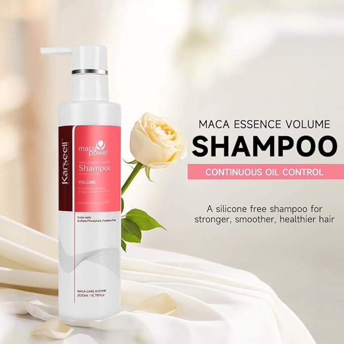 Karseell Volume Shampoo, Lightweight Volume Shampoo For Fine Hair, Adding volume to flat hair 200ml-Velvo Beauty