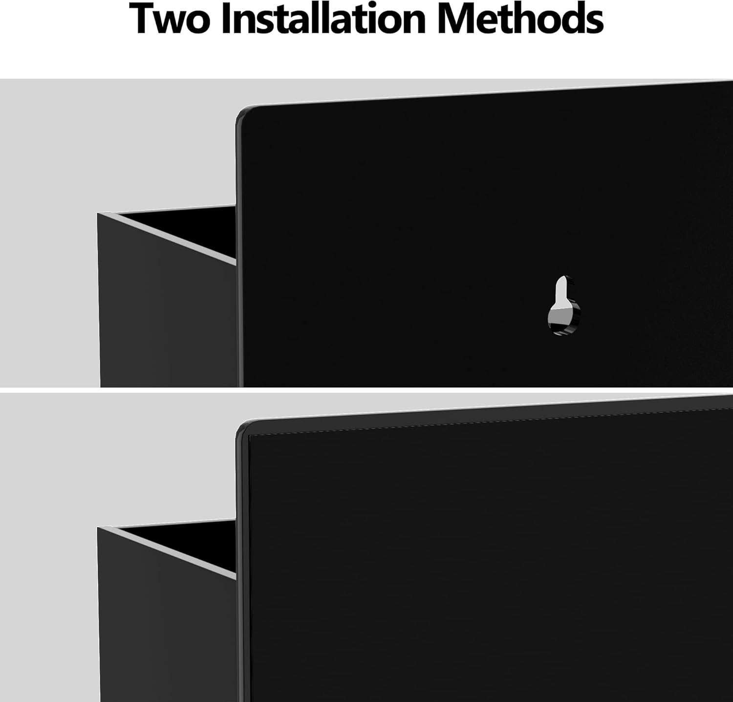 HBlife Acrylic Magnetic Dry Erase Marker Holder for Whiteboard, Wall Mount 10 Slots Magnet Pen Pencil Holder for Fridge Refrigerator, Locker Organizer Accessories for School Classroom Office, Black-Velvo Beauty