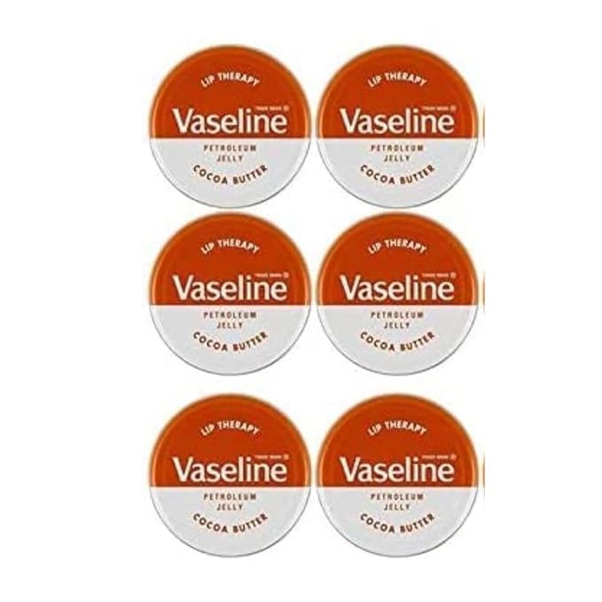 Vaseline Lip Therapy Petroleum Jelly 20g COCOA BUTTER x 6 Tins-Velvo Beauty