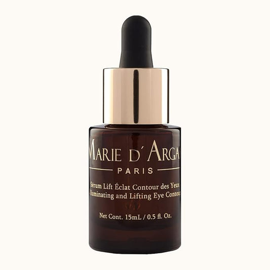 Marie d'Argan Eye Contour Serum for dark circles and puffiness, with Hyaluronic Acid, Ginseng and Hibiscus Anti-wrinkle, Repairs Bags under eyes, iluminates skin, firming effect, 15 ml,-Velvo Beauty