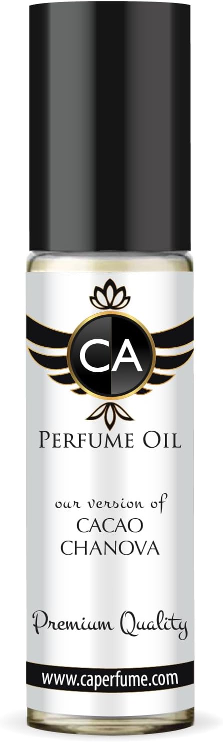 CA Perfume Impression of Cacao Chanova For Women Replica Fragrance Body Oil Dupes Attar Roll-On 0.3 Fl Oz/10ml-X1-Velvo Beauty