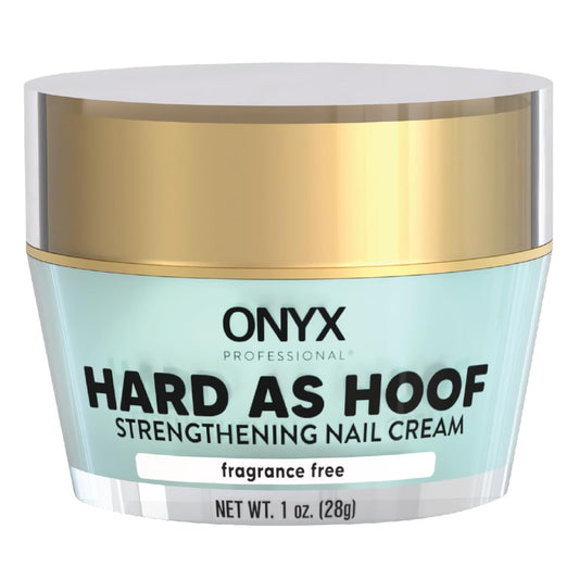 Onyx Professional Hard As Hoof Nail Strengthening Cream, Unscented - Nail Growth & Conditioning Cuticle Cream Stops Splits, Chips, Cracks & Strengthens Nails, 1 oz-Velvo Beauty