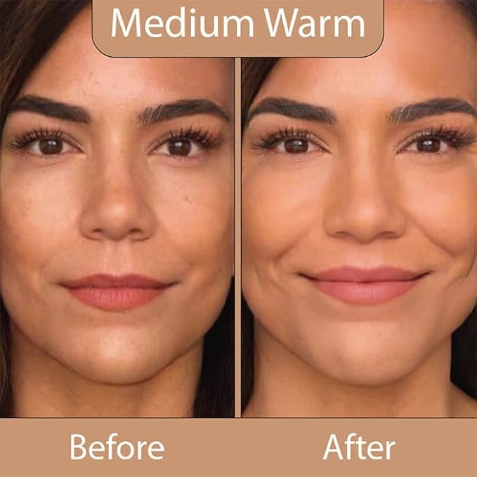 LUMINESS Silk Airbrush Spray Foundation 2-PC Kit - Foundation & Dual-Sided Angled Makeup Brush - Buildable Coverage, Anti-Aging Formula, Humidity Resistant, Hydrates & Moisturizes, Medium Warm-Velvo Beauty