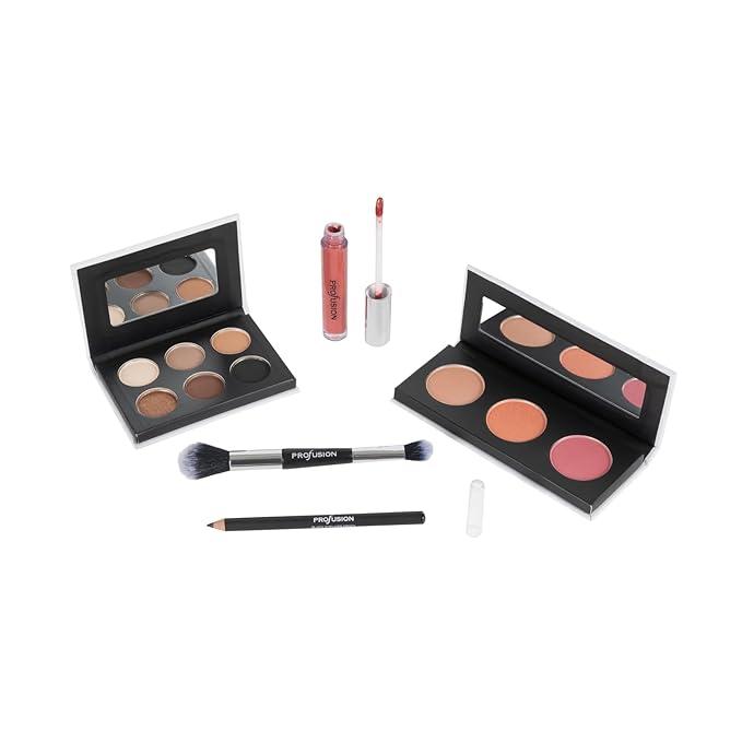 Profusion Cosmetics Complete Face Sculpting Collection for Festive Glam, Indulge in Luxury with Ultimate Makeup kit and Achieve Stunning Looks for Glamorous Holiday (Peach)-Velvo Beauty