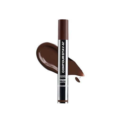 Sacheu Liquid Contour STAY-N Long Wear Cream Contour Makeup — Long Lasting, Blendable, & Lightweight Formula — Vegan & Cruelty-free, Giving Fierce-Velvo Beauty