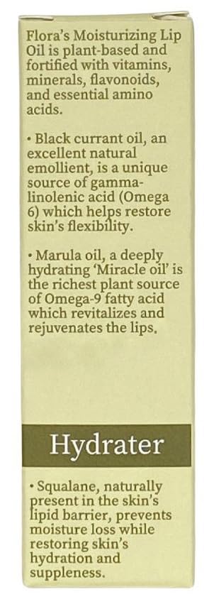 FLORA BLACK CURRANT LIP OIL | ORGANIC, PLANT-BASED | MOISTURIZE | 10 ML | MADE IN CANADA-Velvo Beauty