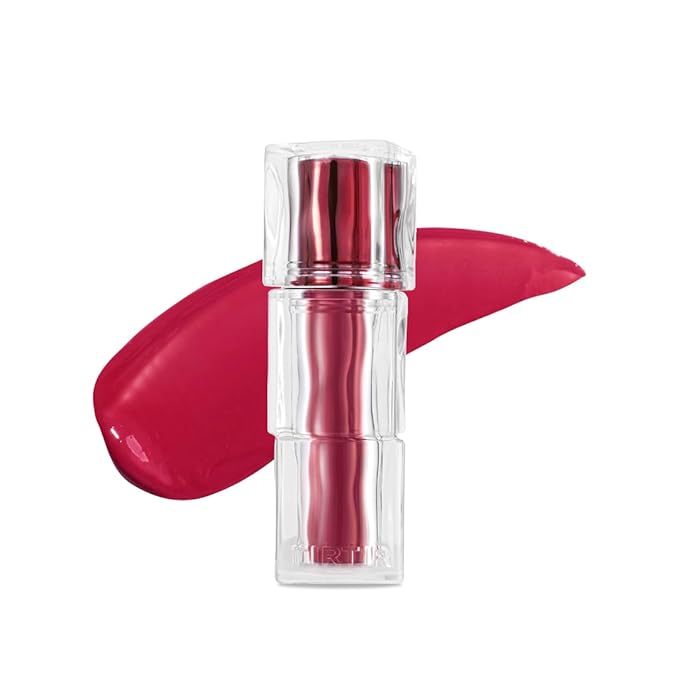 TIRTIR [*Mini Size Waterism Tinted Lip Gloss #19 Bad Rosy, 0.06 Fl Oz – Kiss Ready Lipgloss, 12H Long Lasting Non Sticky Natural Tinted Glow Korean Multiuse Cheek and Lip Tint for Women gift-Velvo Beauty