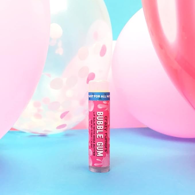 Lip Balm Bubble Gum .15oz (single item) by Crazy Rumors-Velvo Beauty