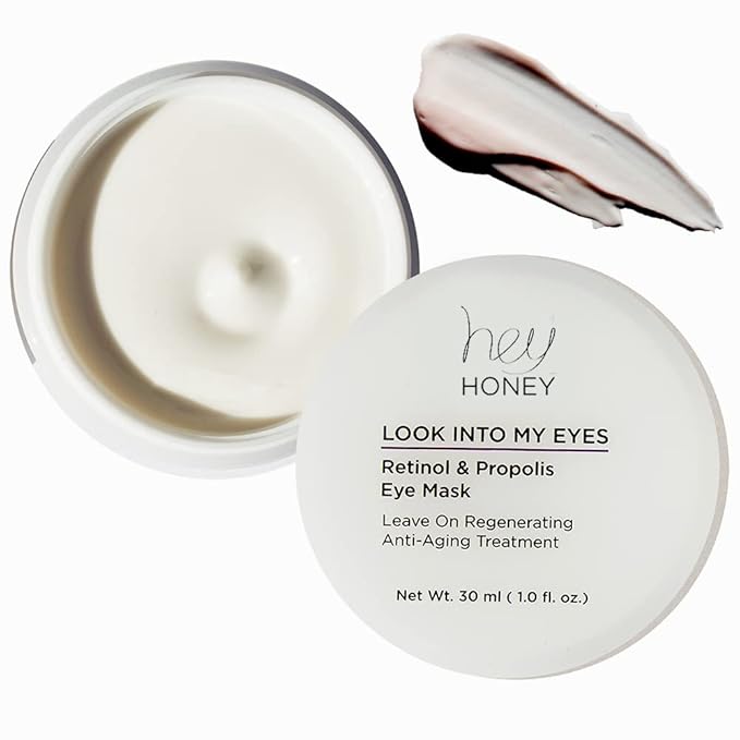 Hey Honey Look Into My Eyes Retinol And Propolis Eye Mask | Provide Intense Hydration and Brightening Benefits To Tired and Stressed Under Eyes Area .1 oz.-Velvo Beauty